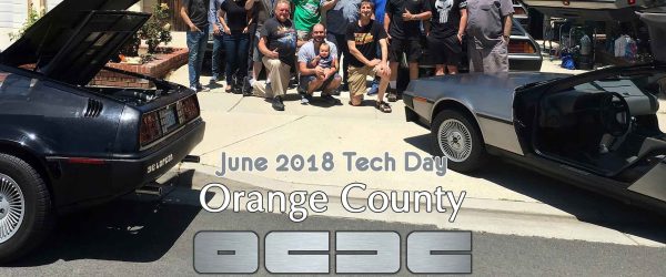 OCDC June 2018 Tech Day | Orange County DeLorean Club
